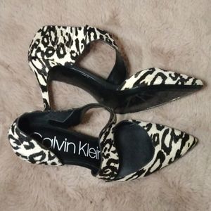 Leopard Print Calvin Klein heels